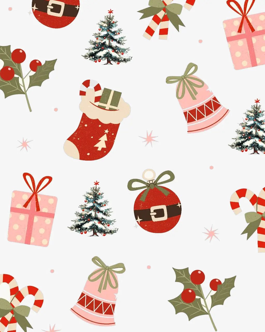 SOLACE CHICChristmas Snowflake Print Pajama Set