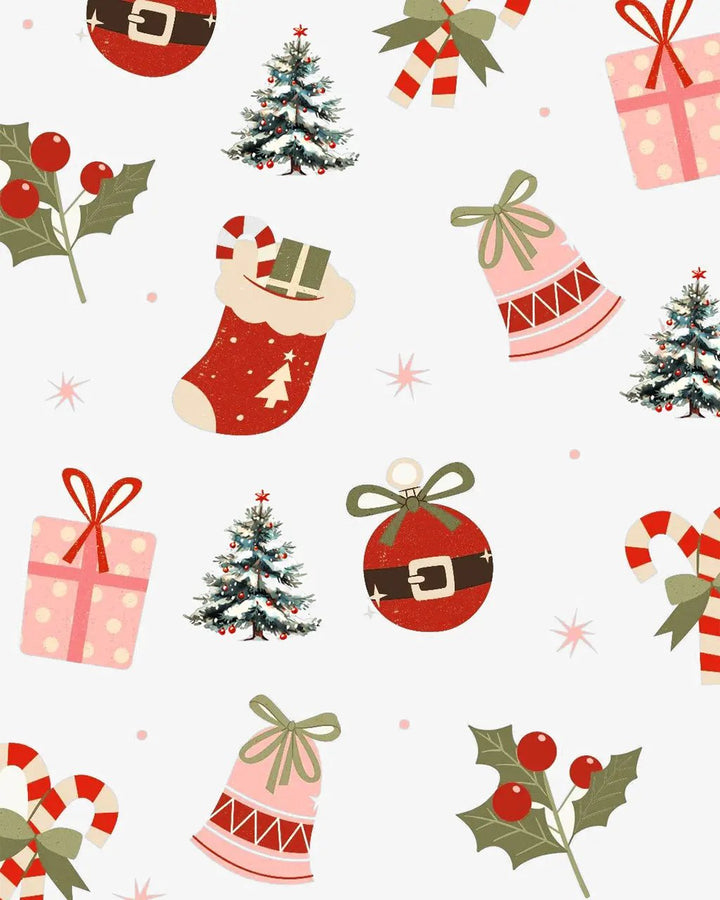 SOLACE CHICChristmas Snowflake Print Pajama Set