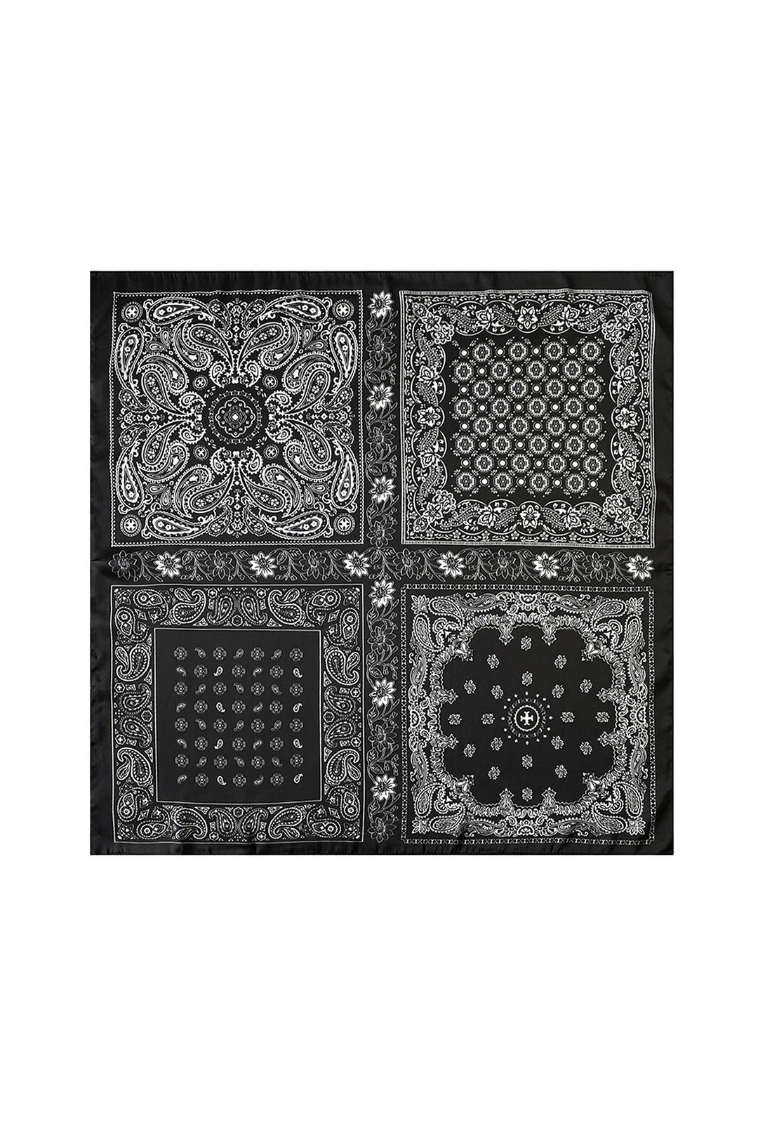 SOLACEWestern Paisley Print Bandana Head Scarf