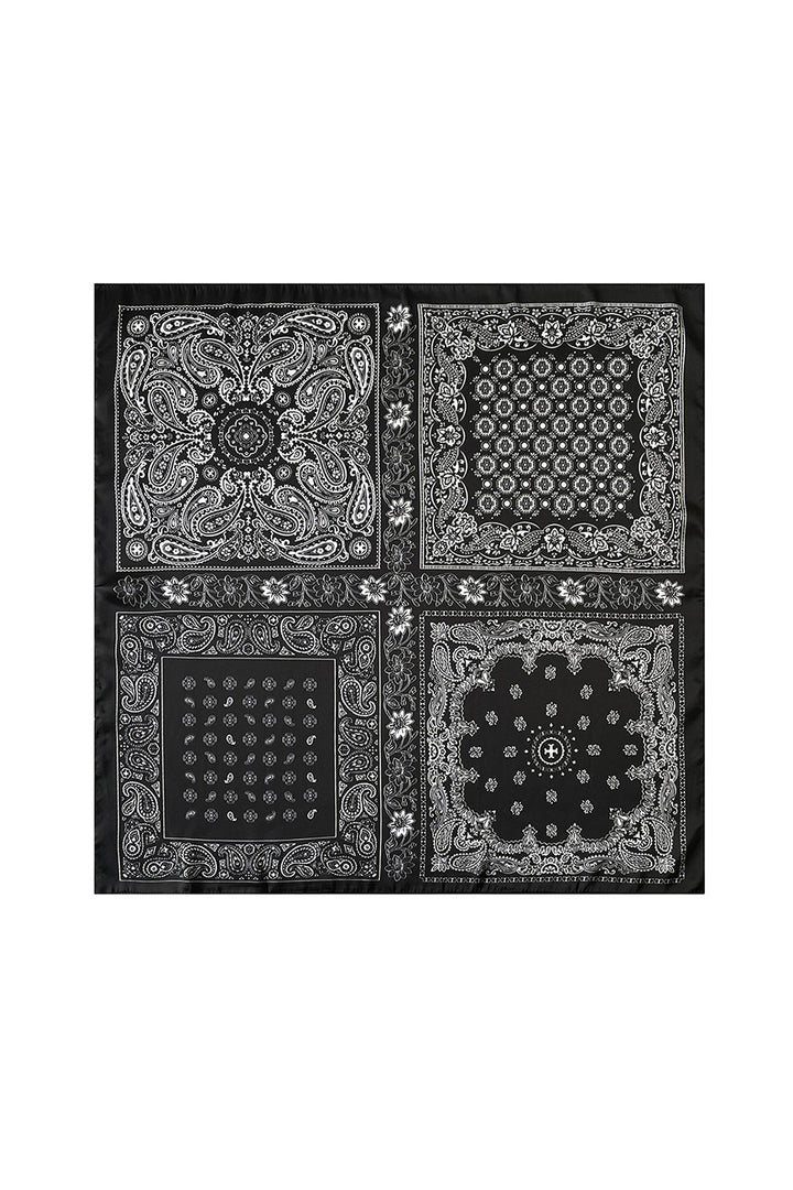 SOLACEWestern Paisley Print Bandana Head Scarf