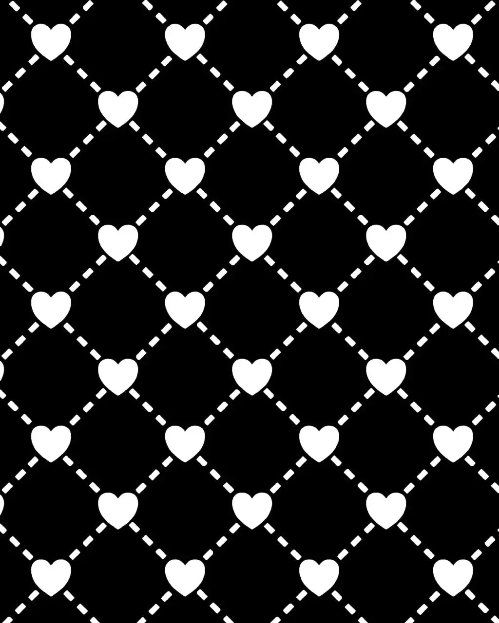 SOLACE CHICHeart Argyle Print Pajama Set