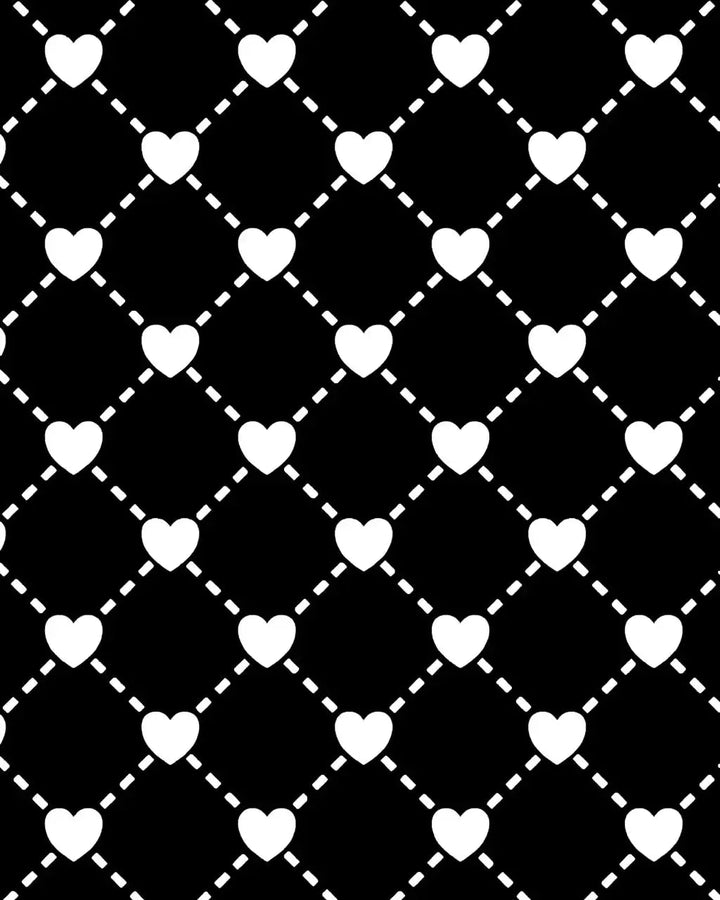 SOLACE CHICHeart Argyle Print Pajama Set