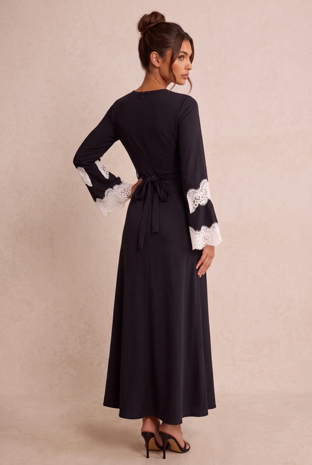 Women Elegant Lace Patchwork Mermaid Dress