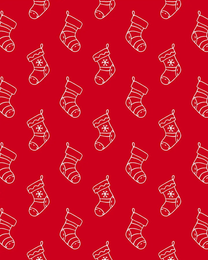 SOLACE CHICHoliday Socks Print Pajama Set