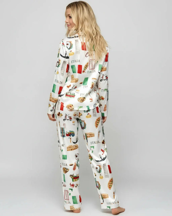 SOLACE CHICItaly Roma Travel Pajama Set