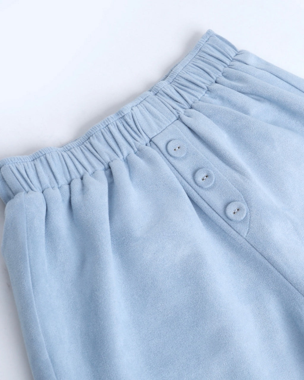 Sexy Blue Open Back Halter Top And Short Set