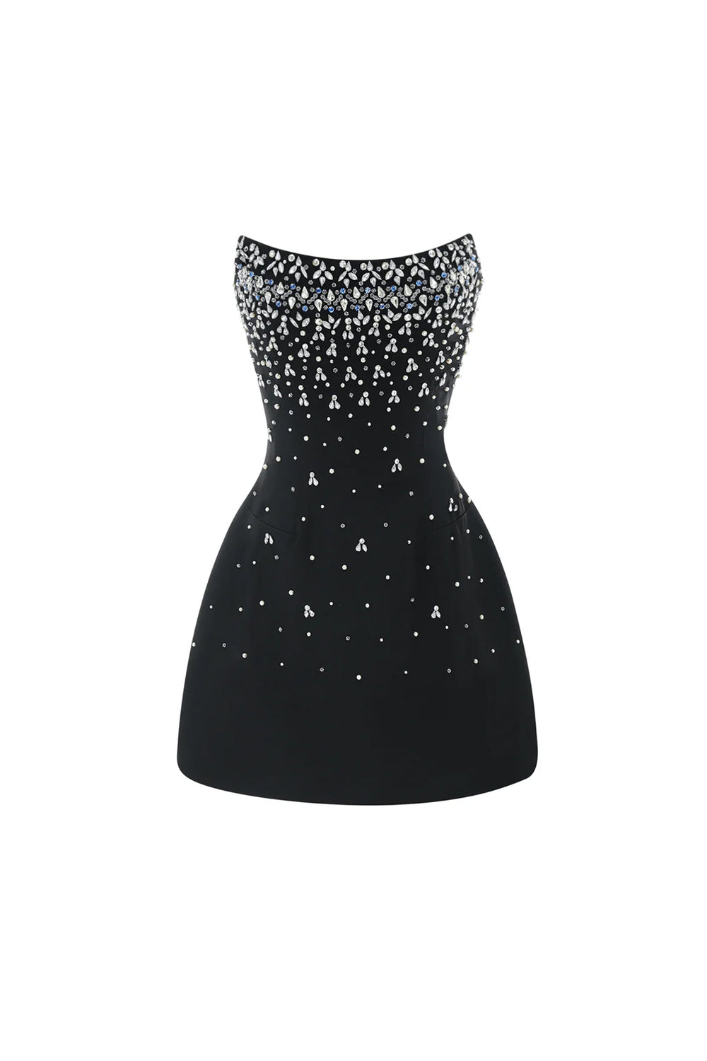 Mavis Strapless Diamond Mini Dress bellabarnett
