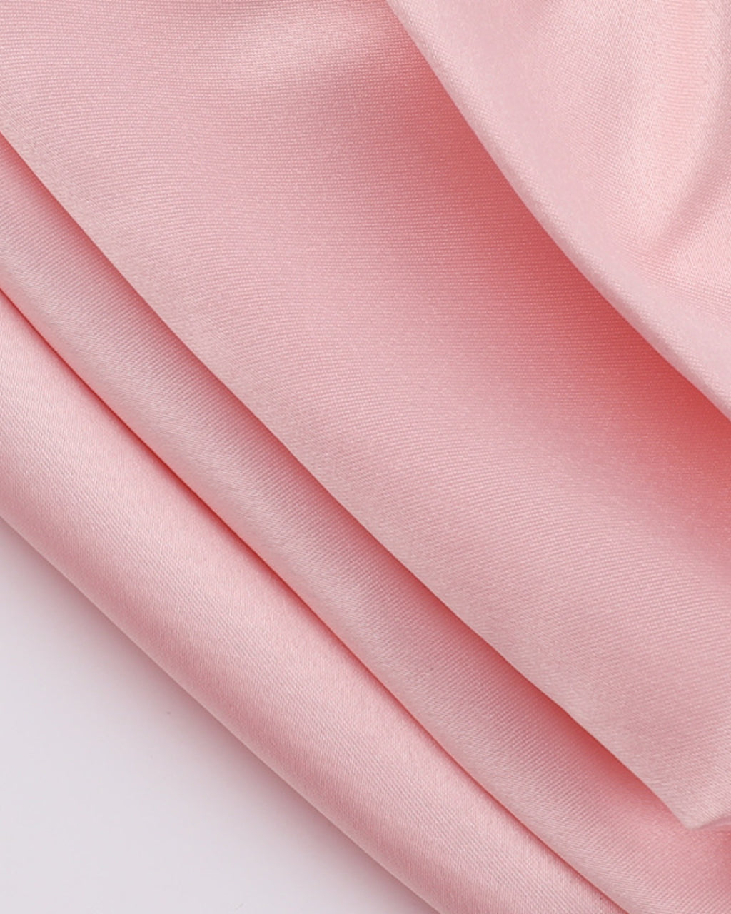 Pink Strapless Puffed Mini Dress With Oversized Back Bow SOLACE