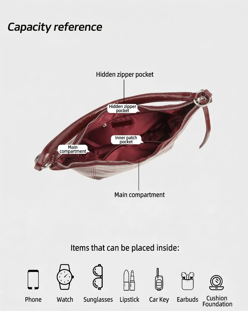 Tote Bags Vegan Leather Hobo Shoulder Bags SOLACE