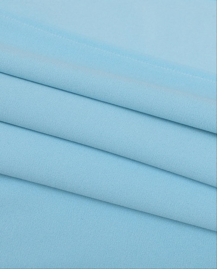 SOLACELight Blue Corset Bustier High Slit Mermaid Maxi Dress