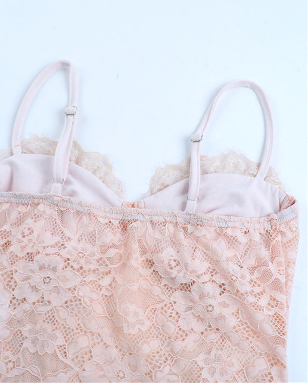 SOLACEPink Lace Corset Bustier Cami Top