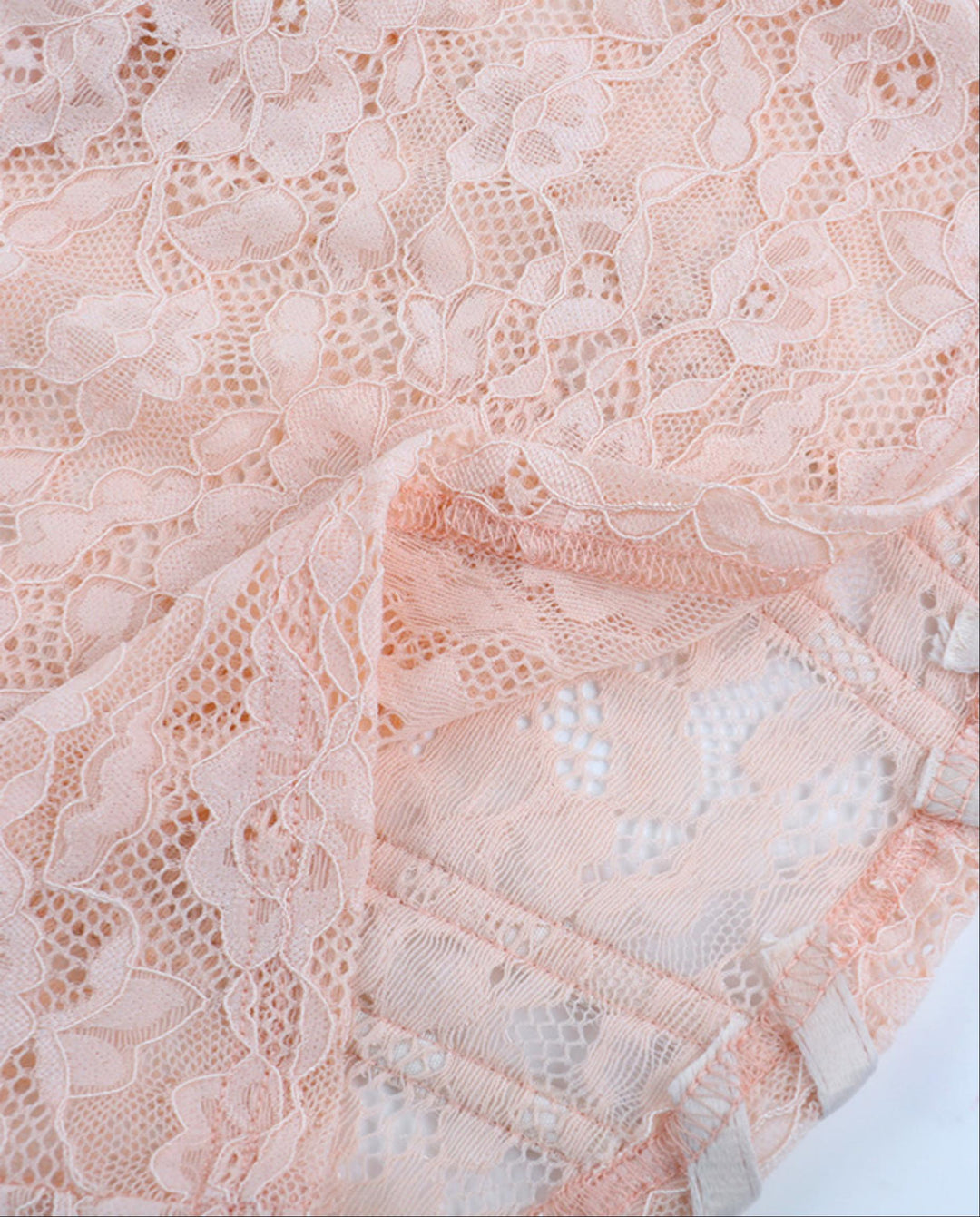 SOLACEPink Lace Corset Bustier Cami Top