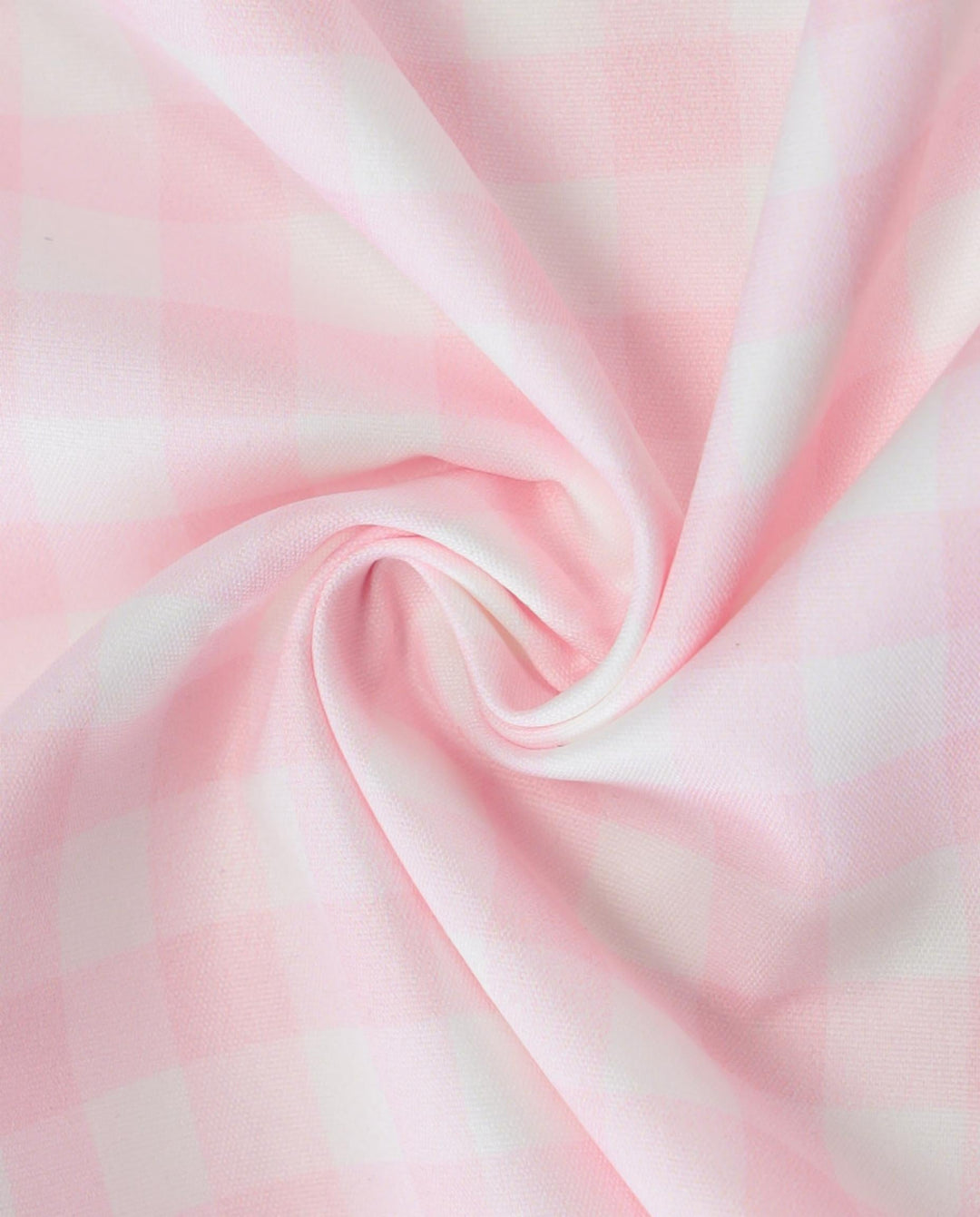 SOLACEPink Sweet Gingham Print Square Neck Stretchy Midi Daily Casual Dress