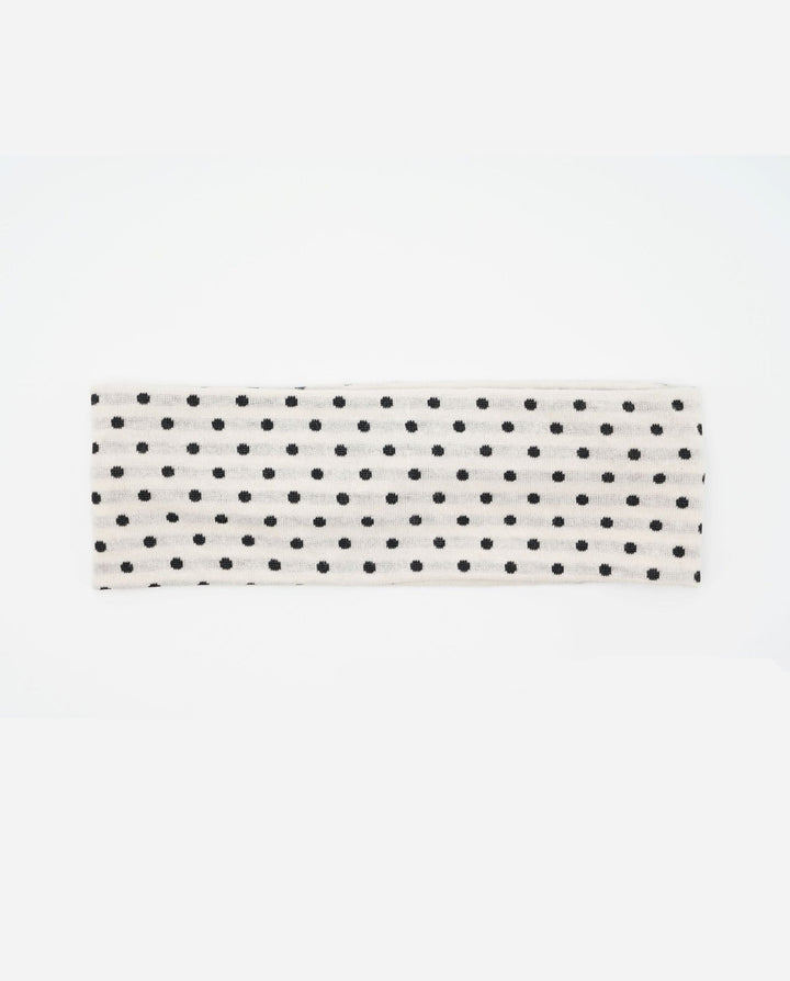SOLACERetro Polka Dot Wide Stretch Fabric Headbands