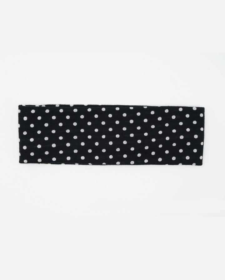 SOLACERetro Polka Dot Wide Stretch Fabric Headbands