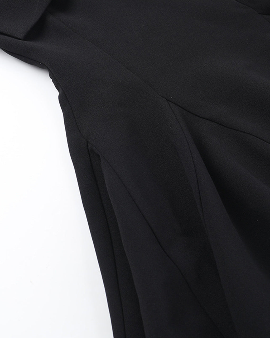 Black Strapless Bow-Accent Fit Mini Dress SOLACE