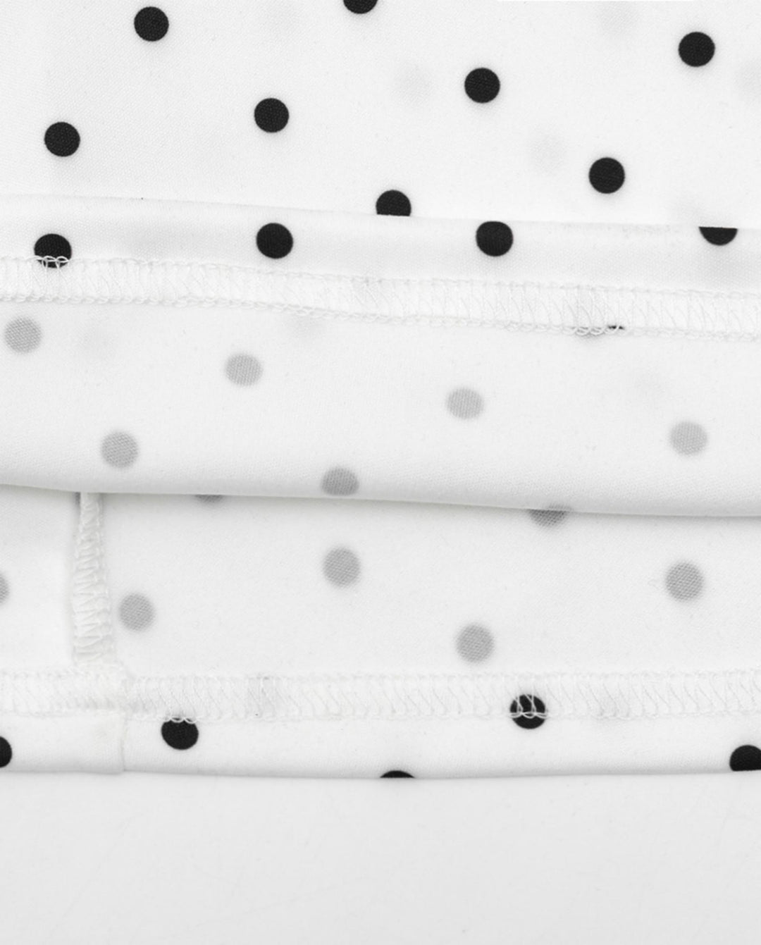 White Polka Dot High Neck Cap Sleeve Fit Flare Midi Dress