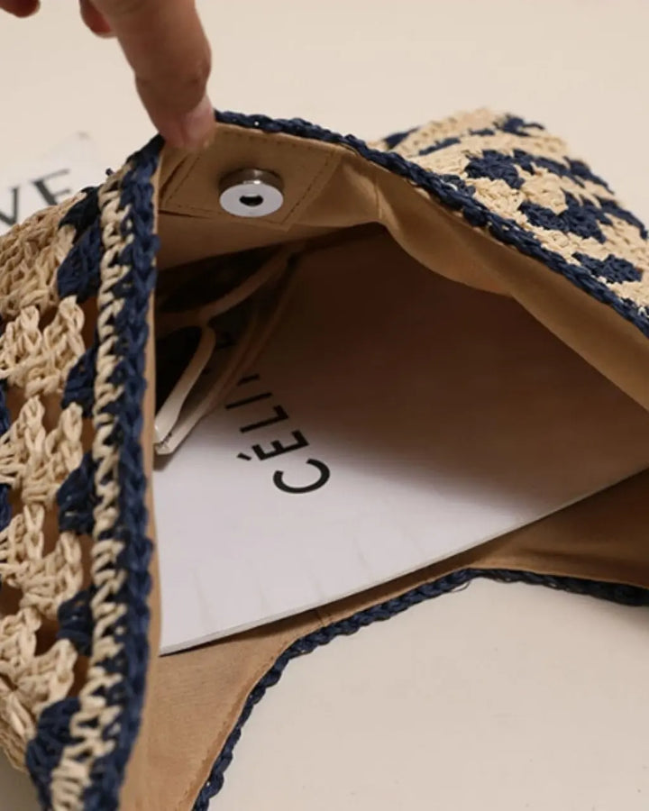 Hand-Crocheted Openwork Hobo Shoulder Bag SOLACE