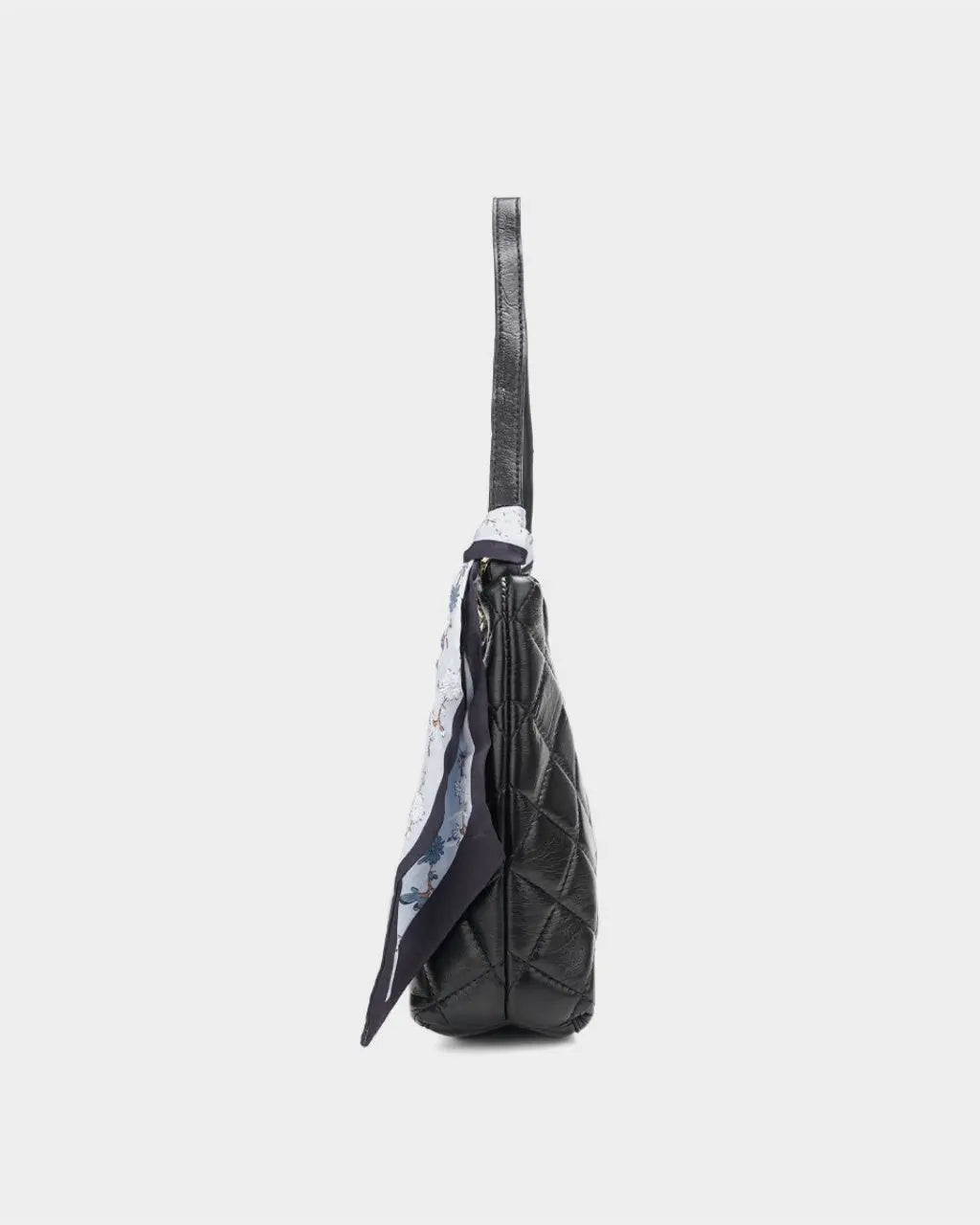 Quilted Leather Hobo Shoulder Bag SOLACE