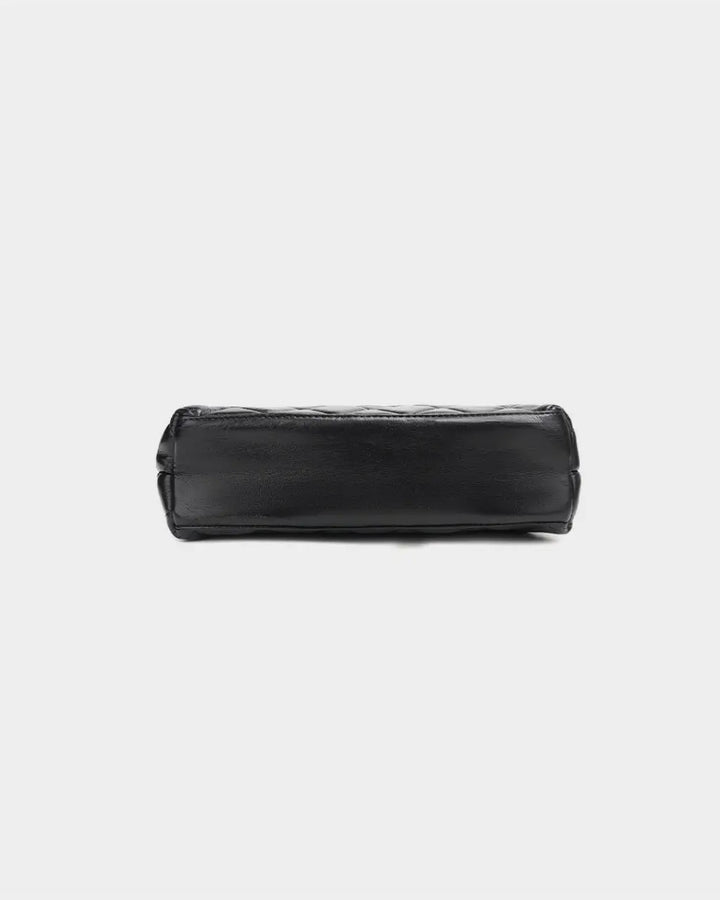 Quilted Leather Hobo Shoulder Bag SOLACE