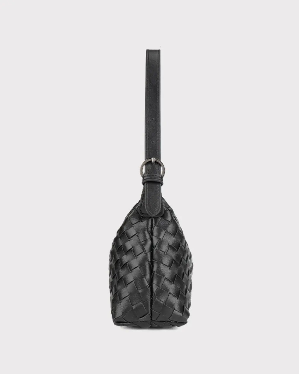 Woven Leather Hobo Crossbody Shoulder Bag SOLACE