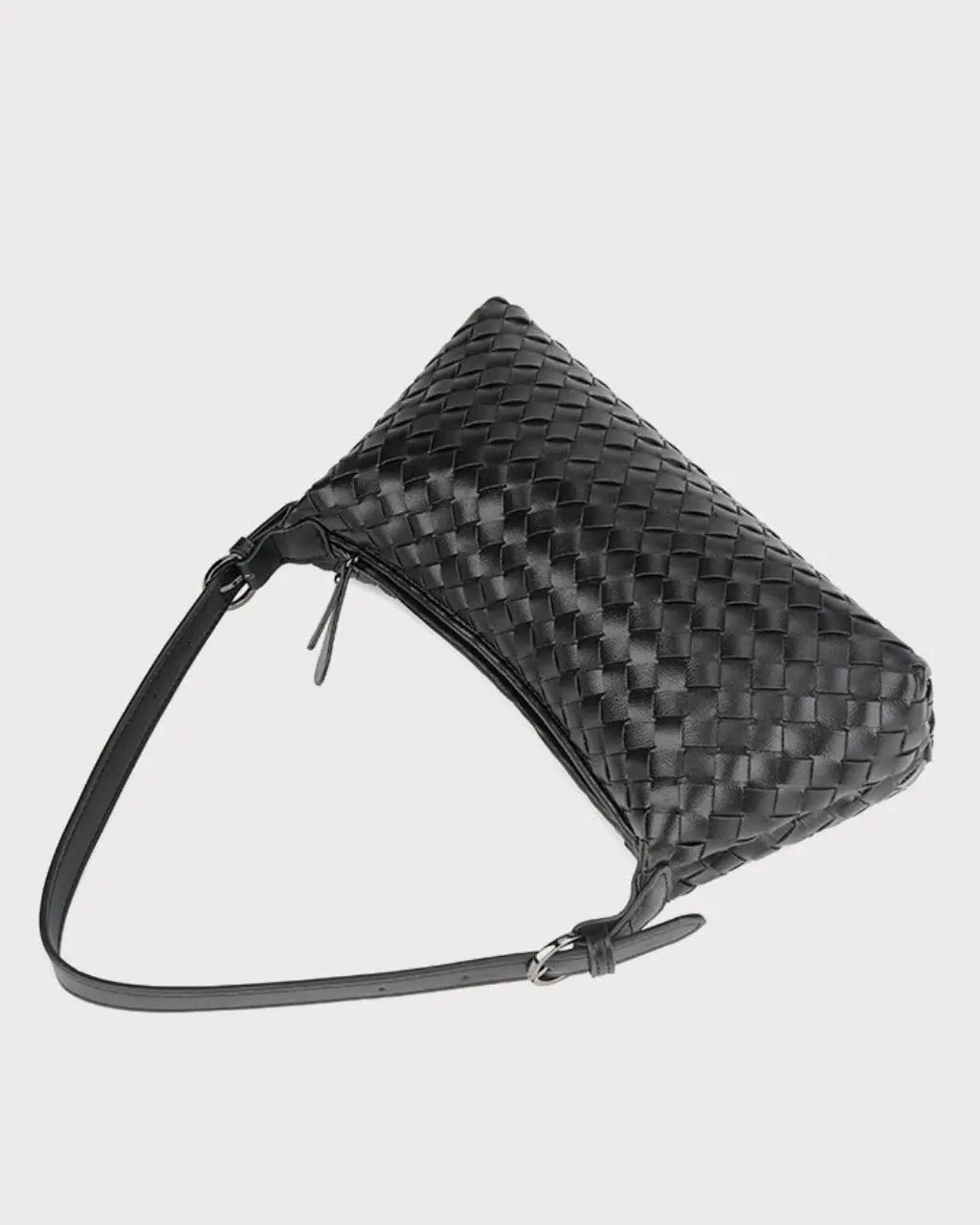Woven Leather Hobo Crossbody Shoulder Bag SOLACE