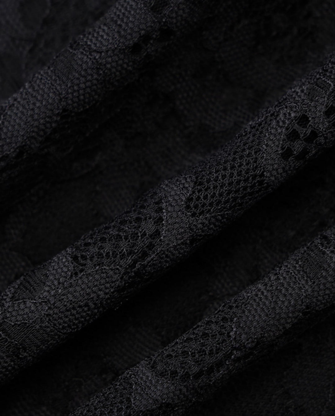 Black Sheer Lace Patchwork Bodycon Mini Dress