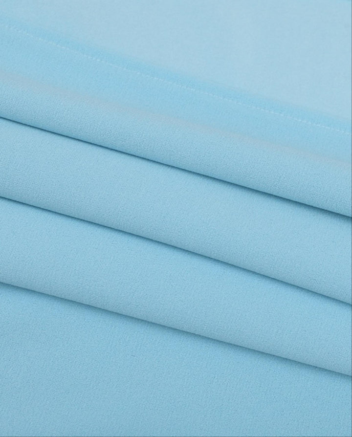 Light Blue Corset Bustier High Slit Mermaid Maxi Dress