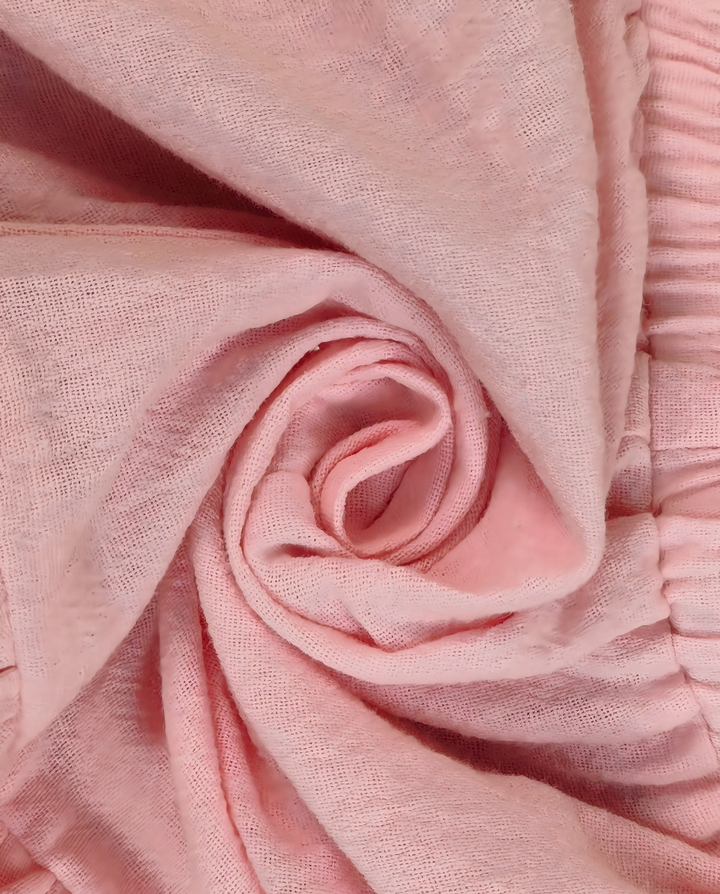 Pink Paperbag Waist Double Tier Ruffle Flow Shorts