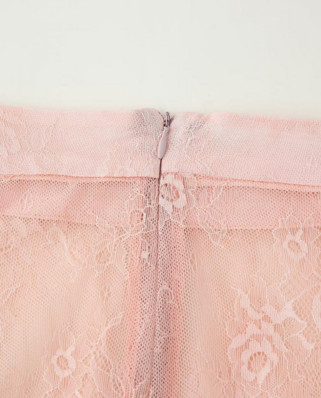 Sheer Floral Lace Straight Maxi Skirt