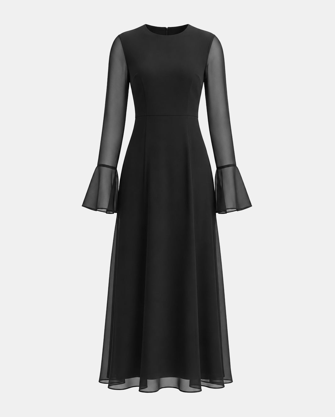 Flared Sleeves Maxi Dresses