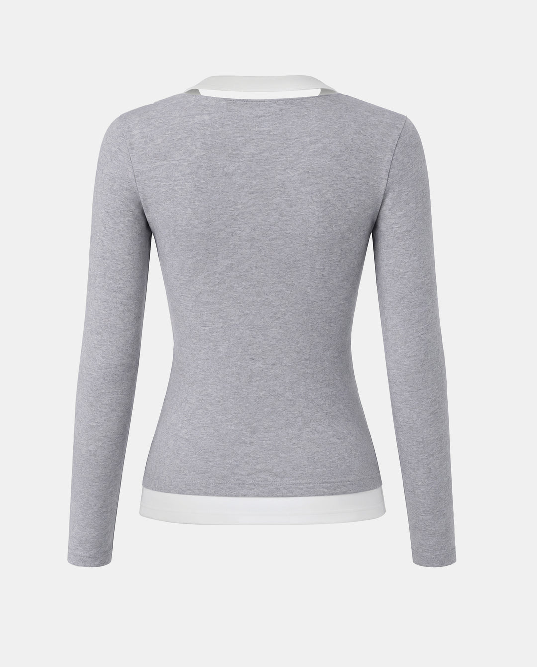 SOLACEColorblock 2-In-1 Slim Fit Long Sleeve T-Shirt