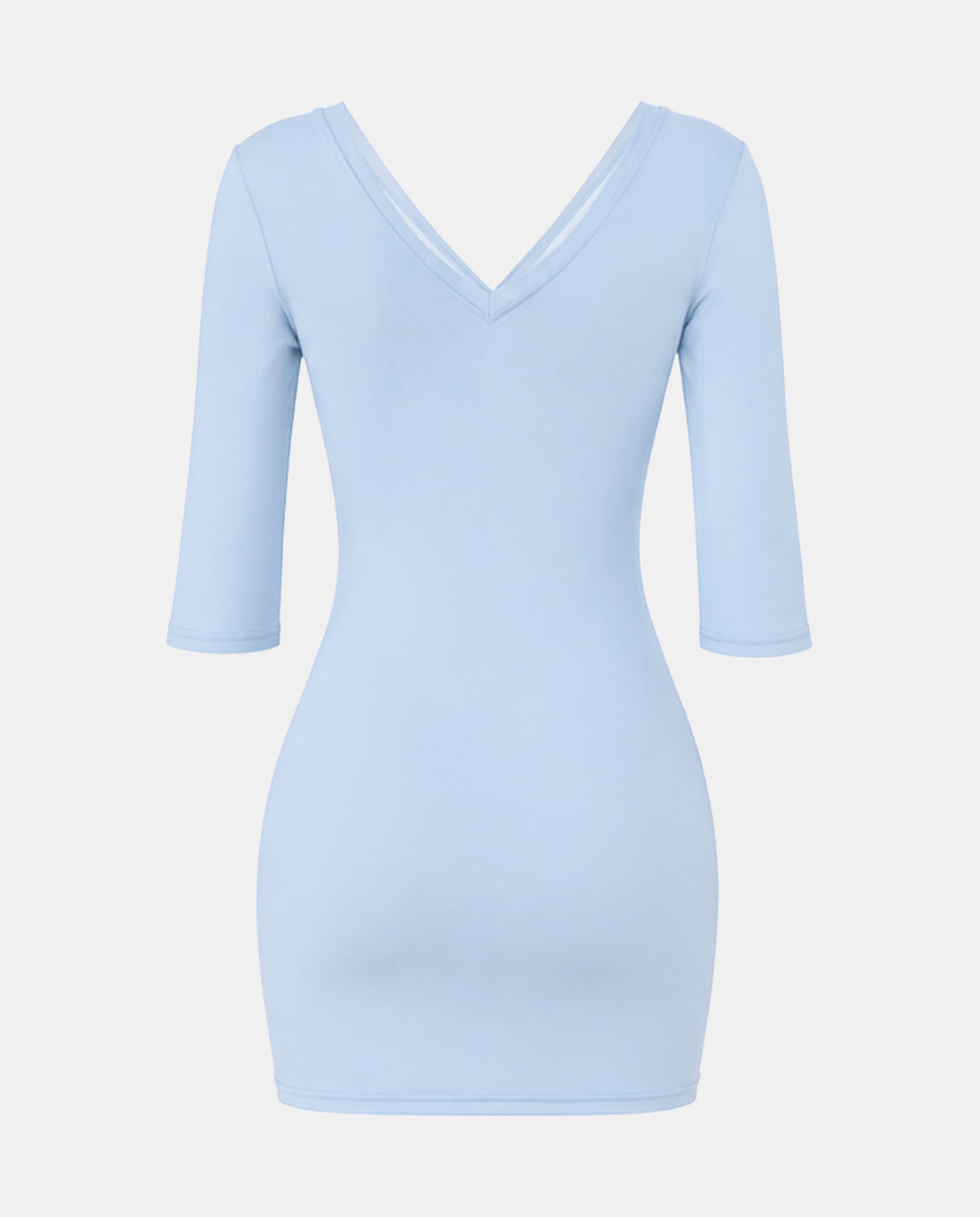 Sexy Deep V-Neck Bodycon Mini Dress