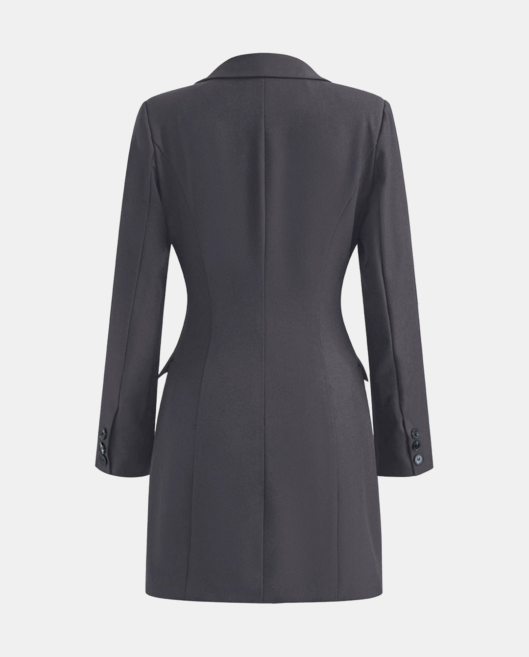 SOLACEQuiet Luxury Tailored Notch Lapels Long Blazer