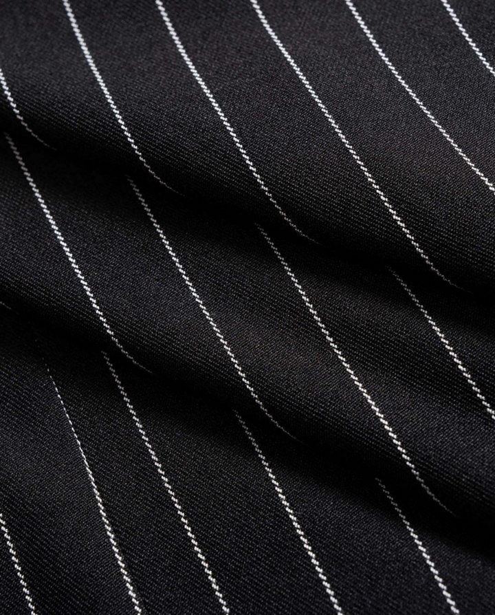 Striped Colorblock 2-in-1 Tailored Work Shirt