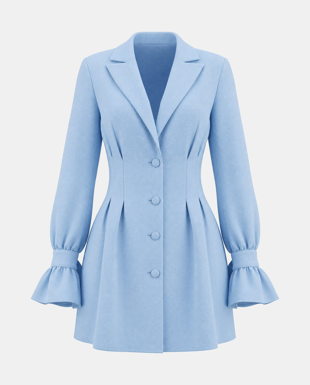 Long Sleeve A-Line Waist Blazer Mini Dress