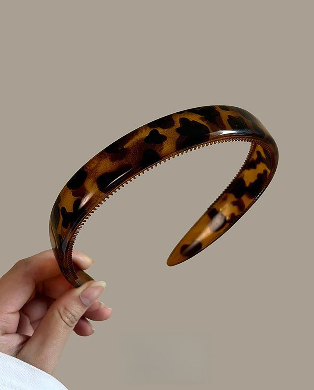 Vintage Tortoiseshell Serrated Anti-slip Headband
