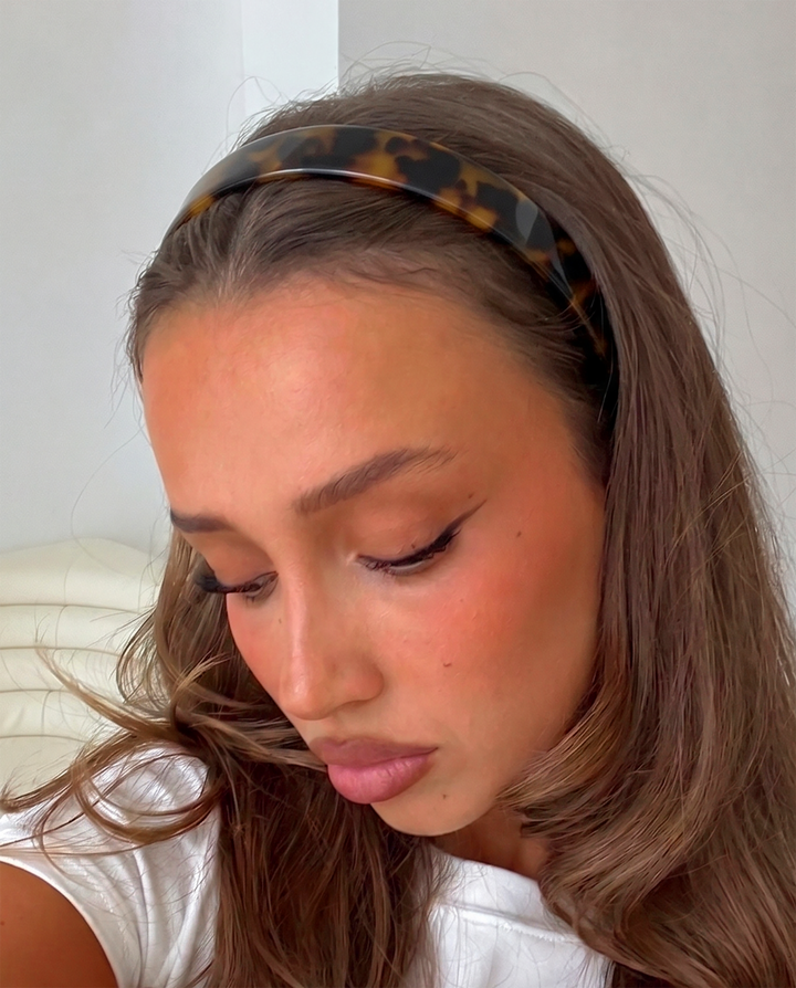Vintage Tortoiseshell Serrated Anti-slip Headband