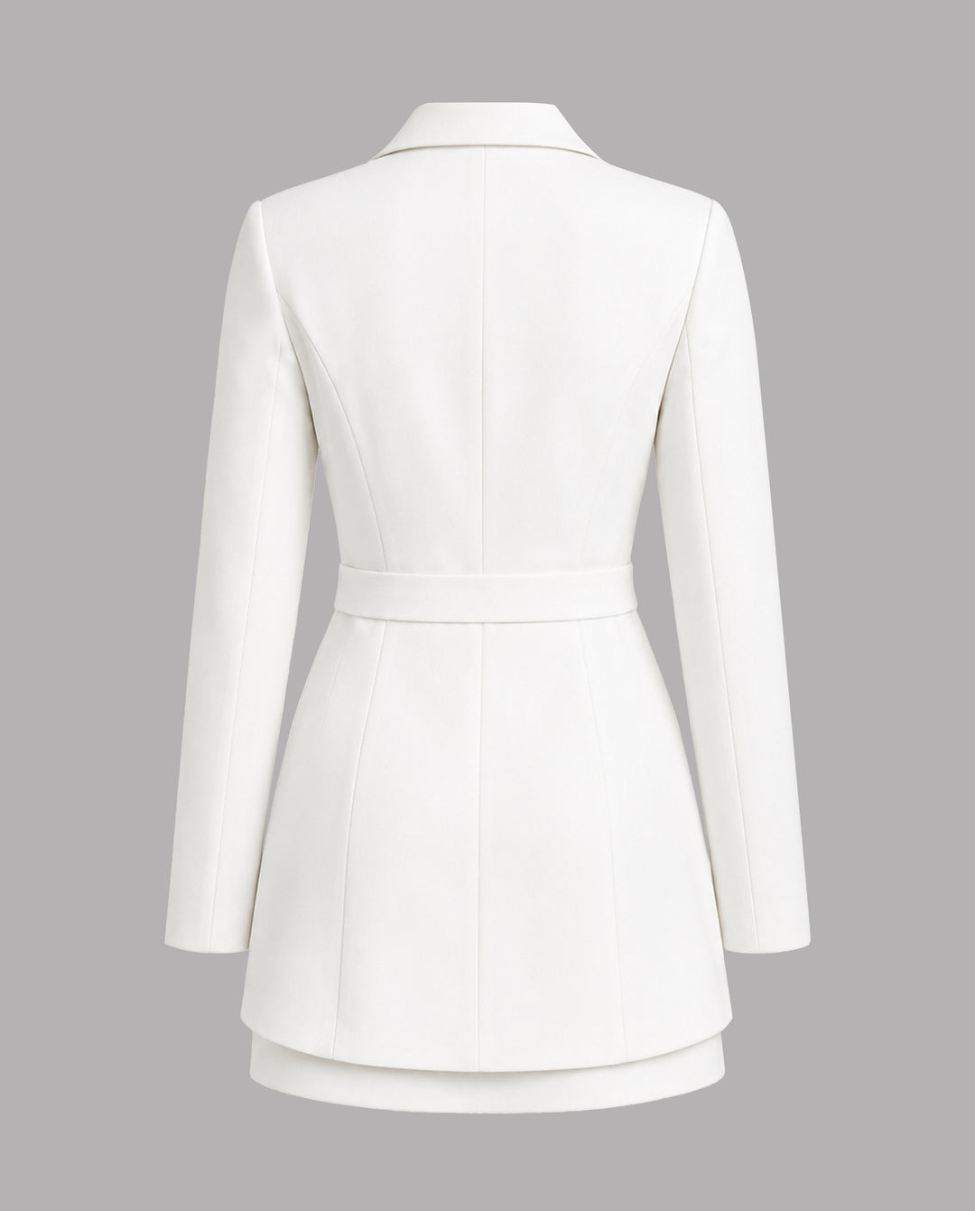 Wrap Tie Waist Slim Fit Blazer
