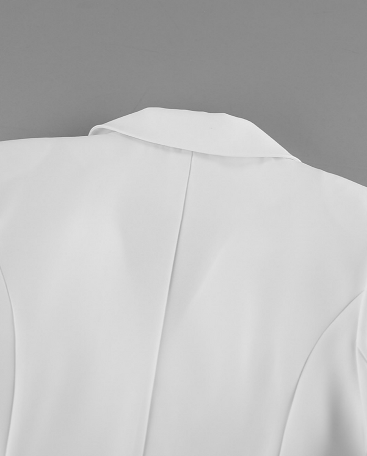 Wrap Tie Waist Slim Fit Blazer