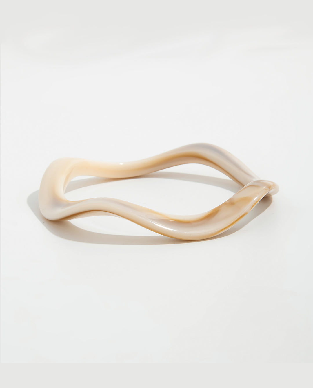 Vintage Geometric Irregular Resin Bangle Bracelet