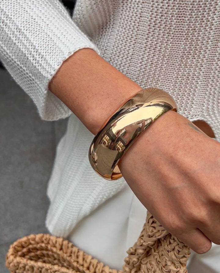 3pcs/Set Vintage Resin Irregular Bangle Bracelet