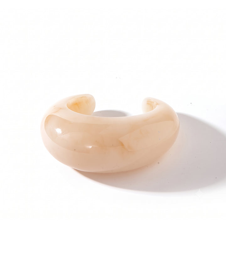 3pcs/Set Vintage Resin Irregular Bangle Bracelet