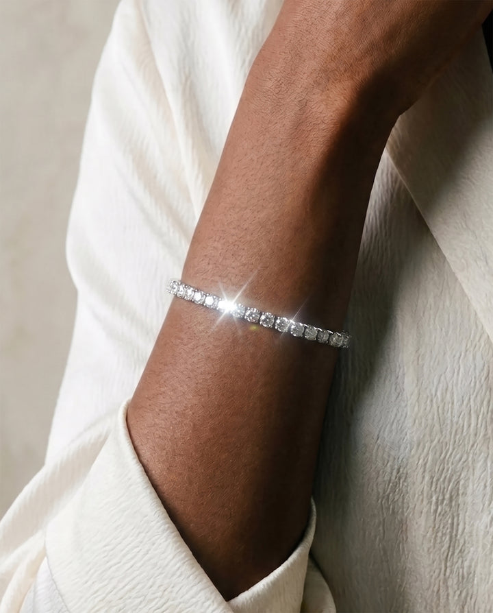 Zirconia Crystal Tennis Bracelet