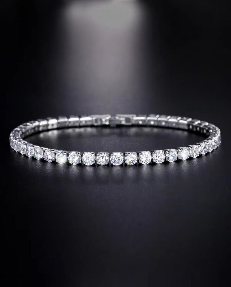 Zirconia Crystal Tennis Bracelet