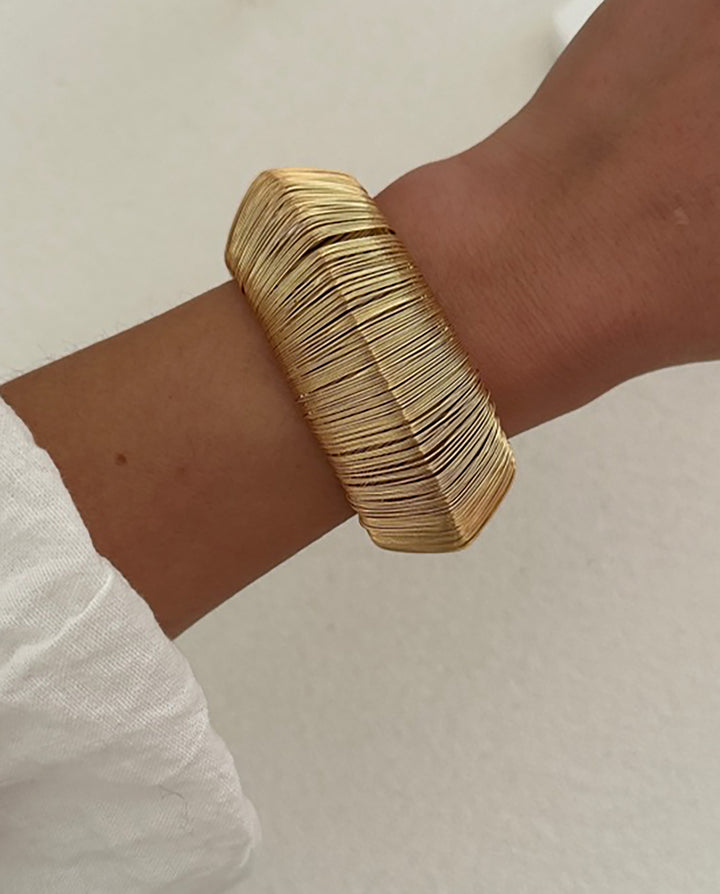 Trendy Chunky Cuffs Bangle Bracelet