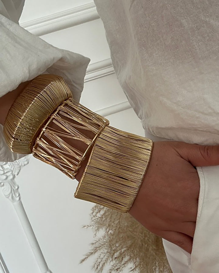 Trendy Chunky Cuffs Bangle Bracelet