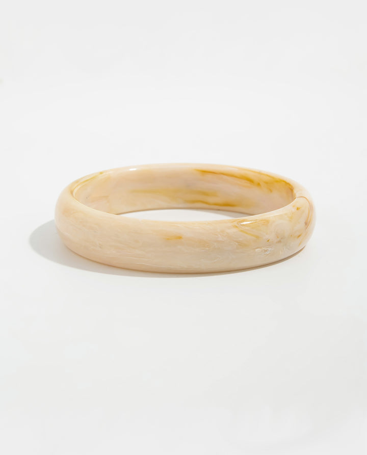 Vintage Geometric Irregular Resin Bangle Bracelet