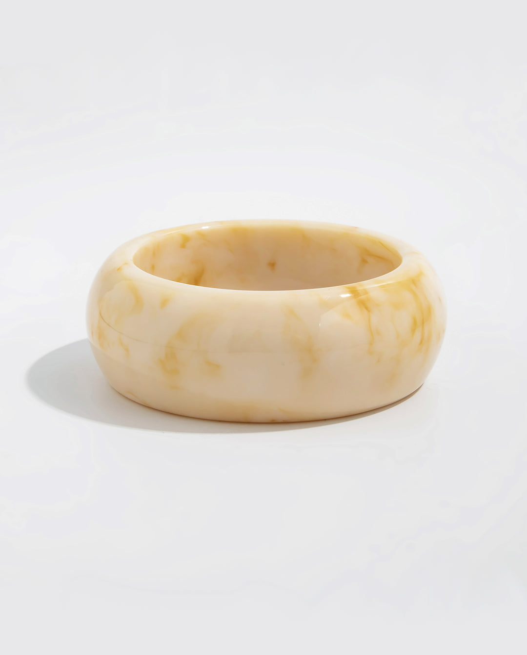 Vintage Geometric Irregular Resin Bangle Bracelet