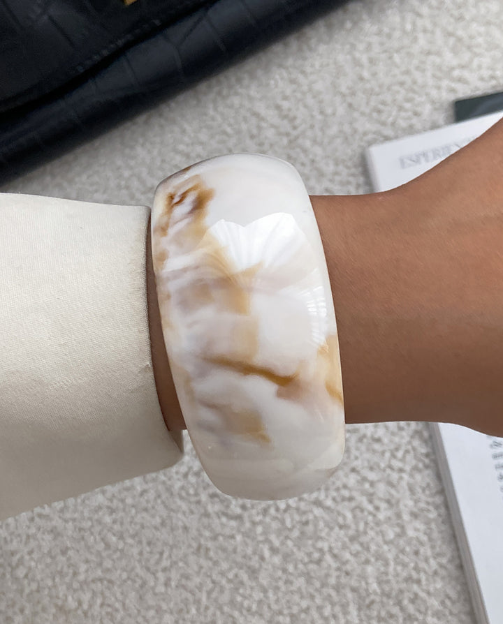 Boho Acrylic Colorful Resin Bangle